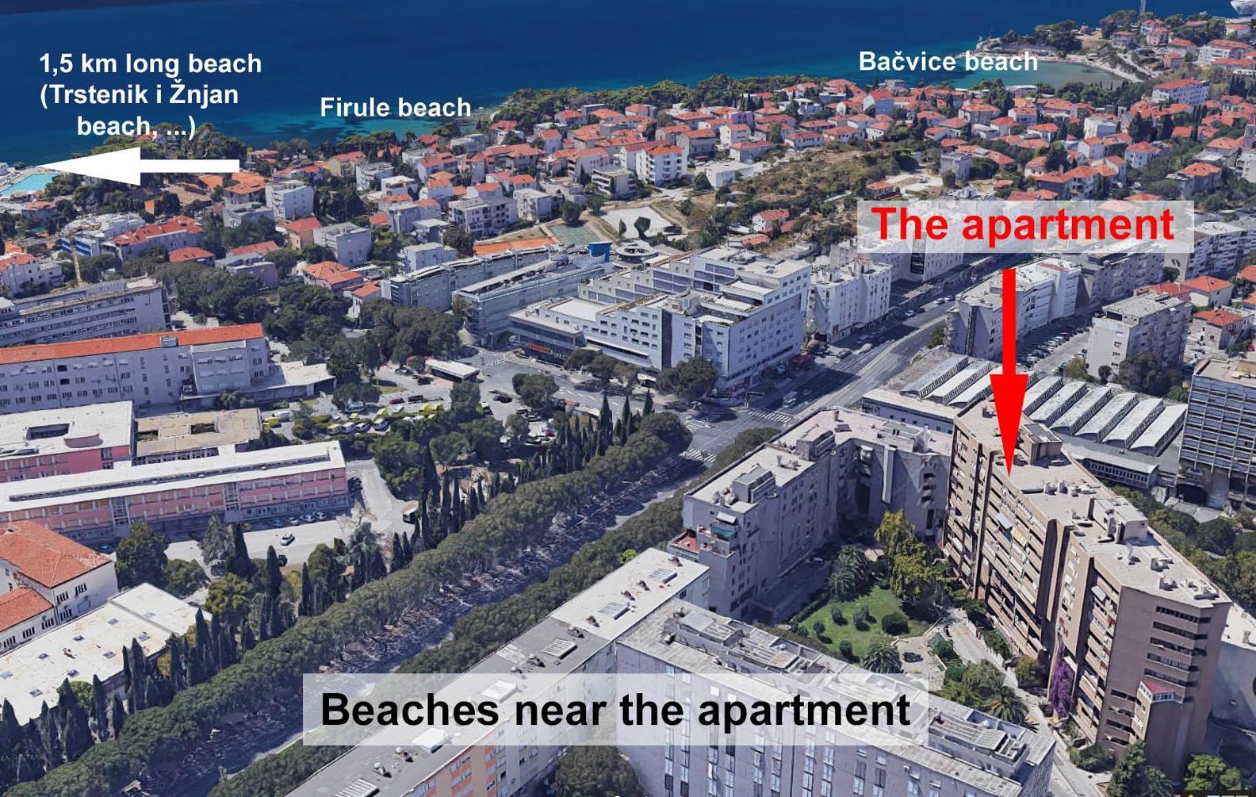 Eurit Apartment Shown In Detail Split Ngoại thất bức ảnh