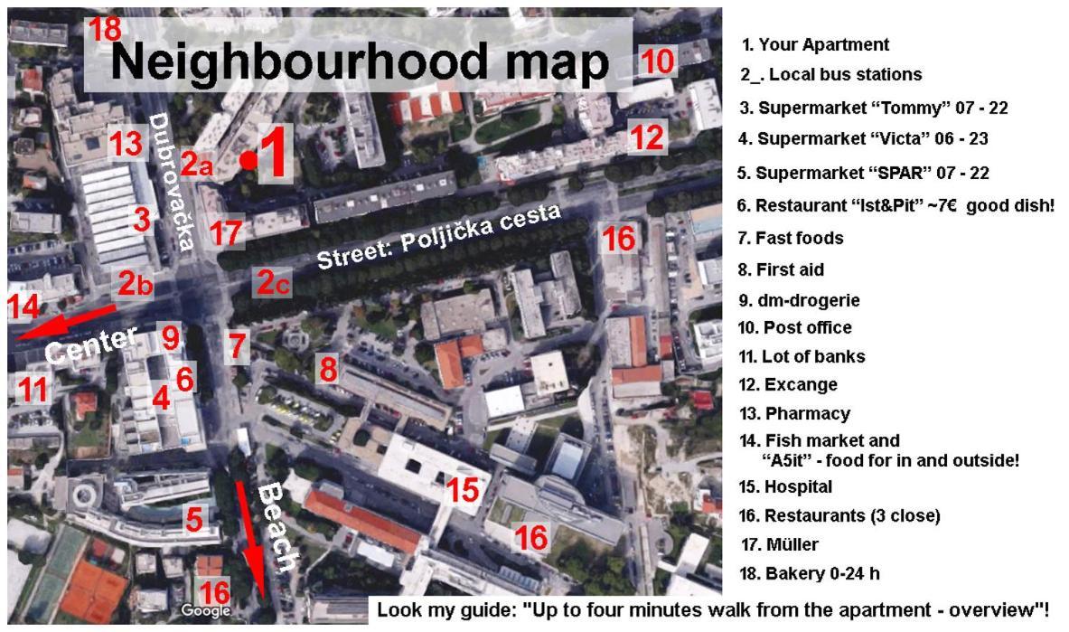 Eurit Apartment Shown In Detail Split Ngoại thất bức ảnh